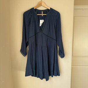 Free People Go Lightly Swing Mini Dress Size Small BNWT